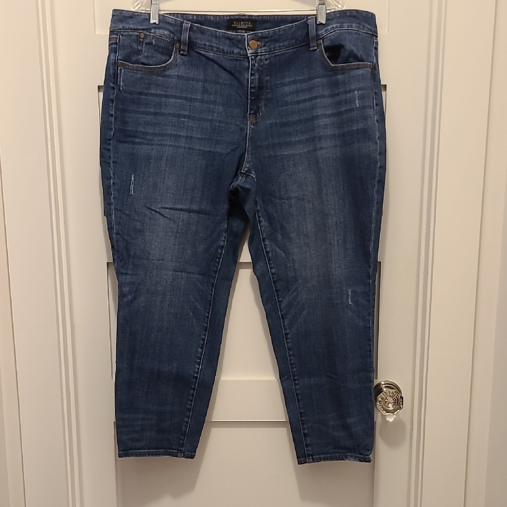 Talbots Dark Blue Ankle Jeans